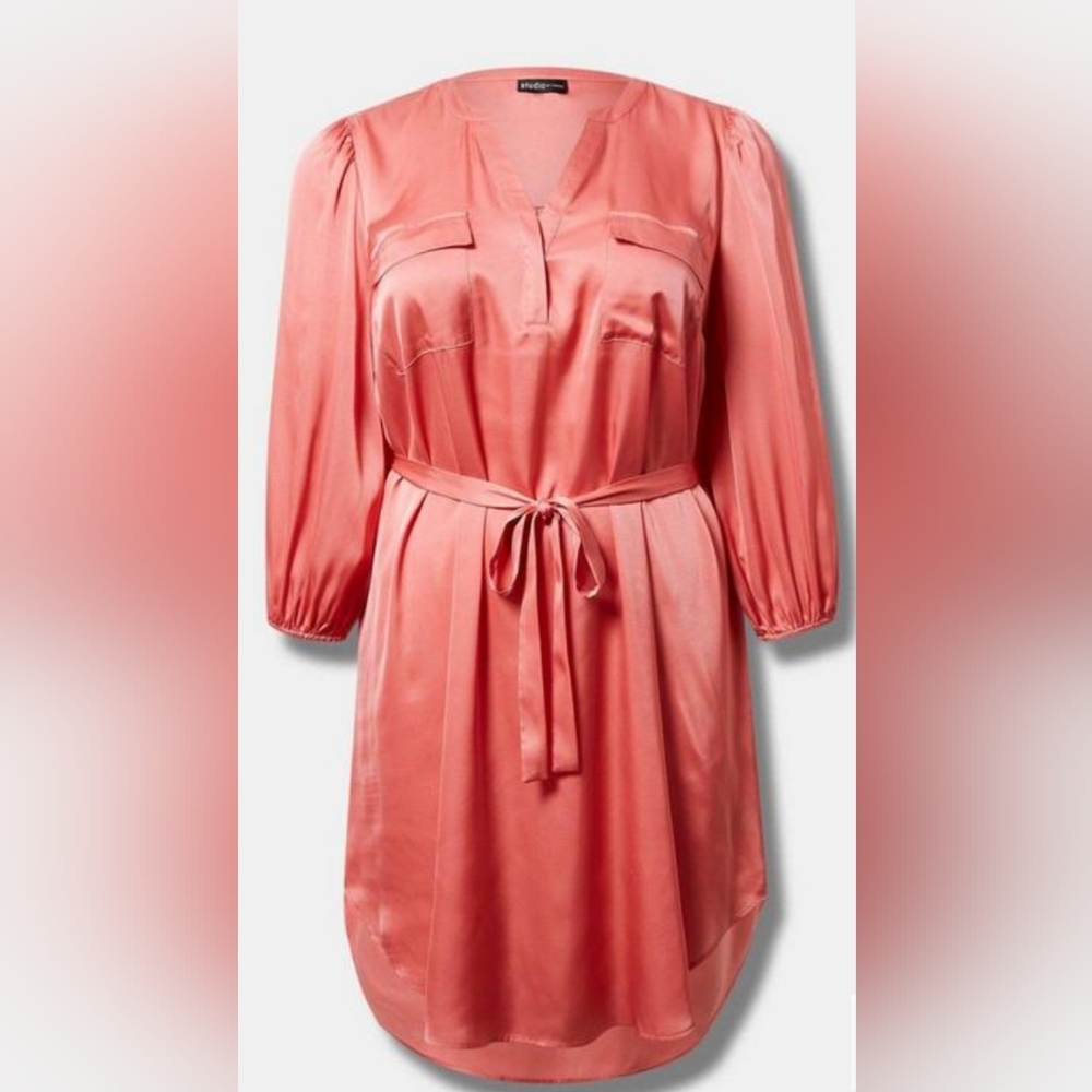 Torrid Studio Dress (mini, belted, new-like)